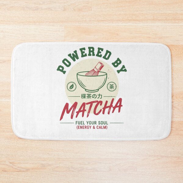 Item preview, Powered By Matcha Fuel Your Soul Energy And Calm designed and sold by LuminOrb.