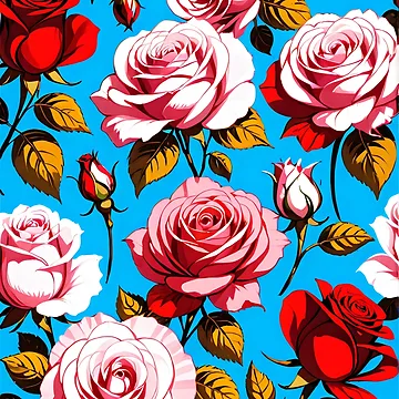 Artwork thumbnail, Floral Roses Composition Floral Roses Composition. by MissYouONLY