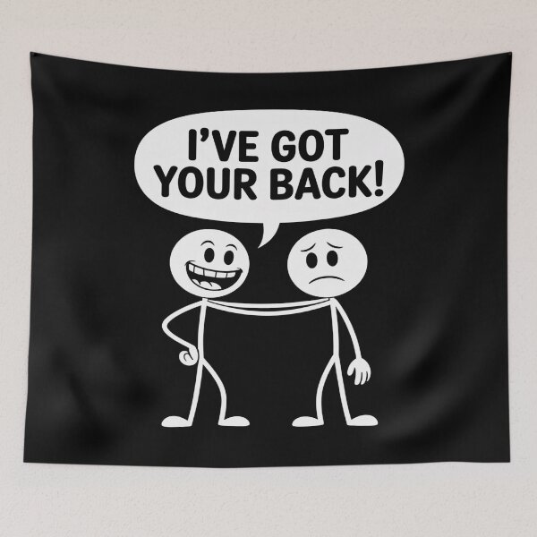Item preview, I've Got Your Back Joke designed and sold by flagylART.