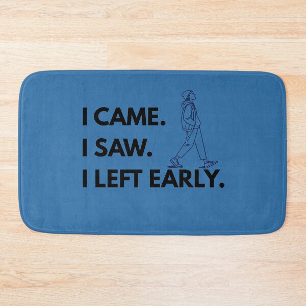 Item preview, I Came. I Saw. I Left Early – Funny Introvert Quote T-Shirt designed and sold by AppleMe.