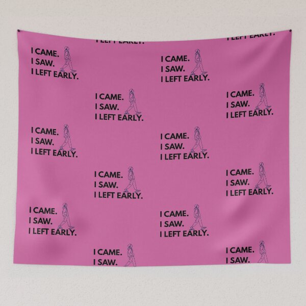 Item preview, I Came. I Saw. I Left Early – Funny Introvert Quote T-Shirt designed and sold by AppleMe.