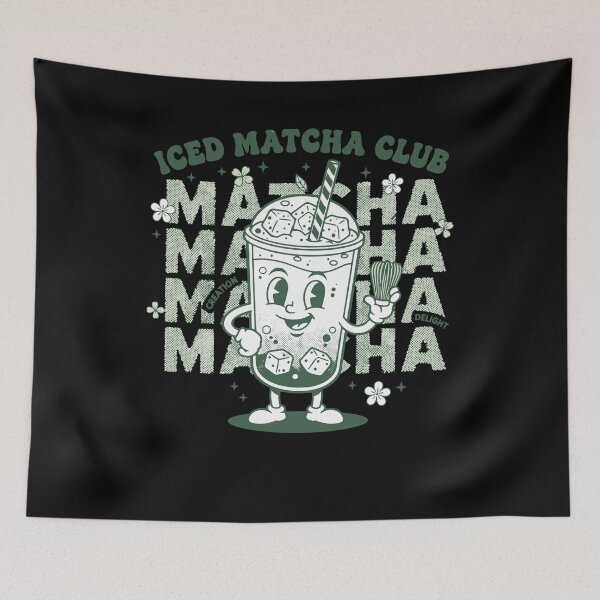 Item preview, Iced Matcha Club Funny Matcha Tea Lover Green designed and sold by LuminOrb.