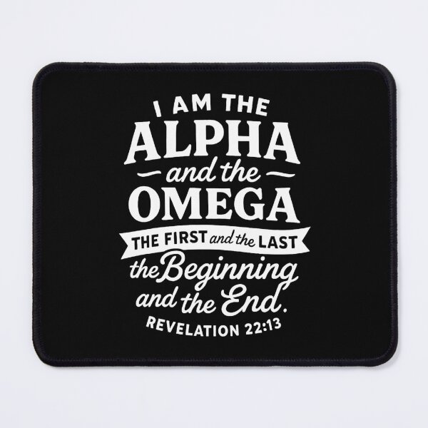 Item preview, Revelation 22:13 Alpha and Omega designed and sold by plushism.