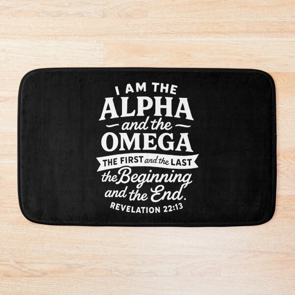 Item preview, Revelation 22:13 Alpha and Omega designed and sold by plushism.