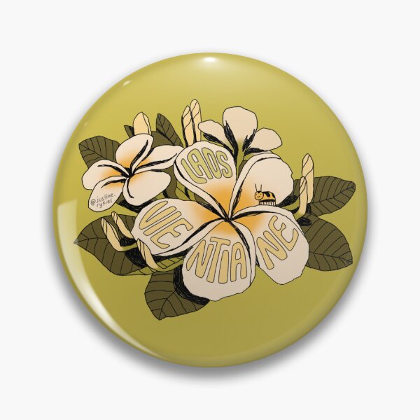 Artikelvorschau, Souvenir aus Vientiane, Laos – Nationalblume entworfen und verkauft von Justinerye.