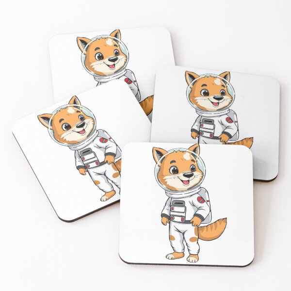 Item preview, Cute Dog character wearing astronaut suit designed and sold by Berlin-D-Prs.