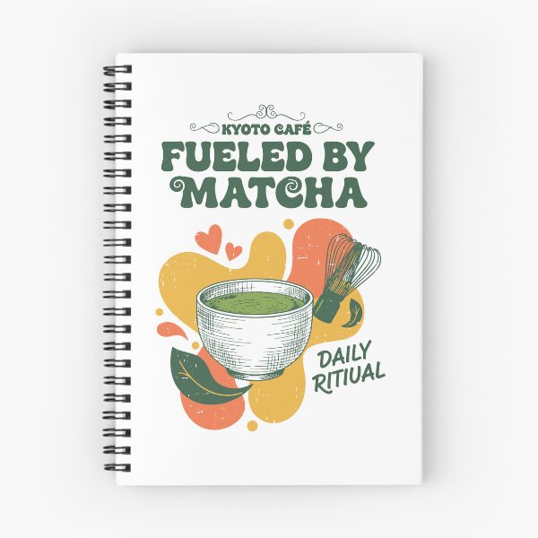 Item preview, Fueled By Matcha Kyoto Cafe Daily Ritual Tea designed and sold by LuminOrb.