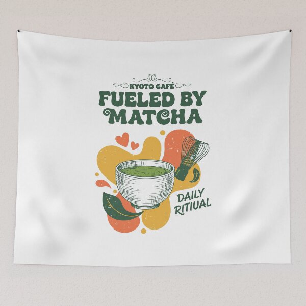 Item preview, Fueled By Matcha Kyoto Cafe Daily Ritual Tea designed and sold by LuminOrb.