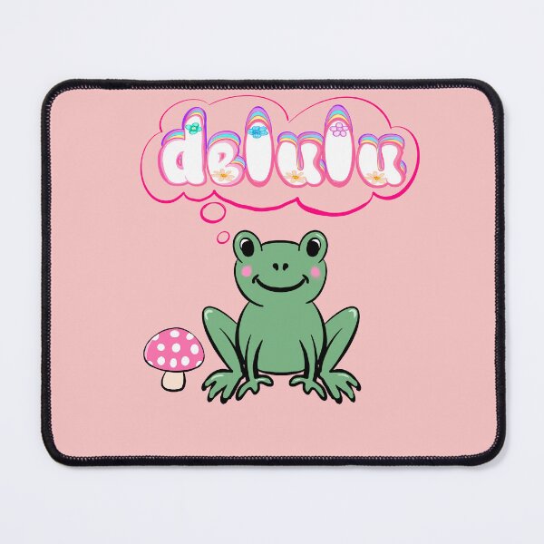 Item preview, Delulu Frog - cottage core sarcastic funny humor designed and sold by Artonmytee.