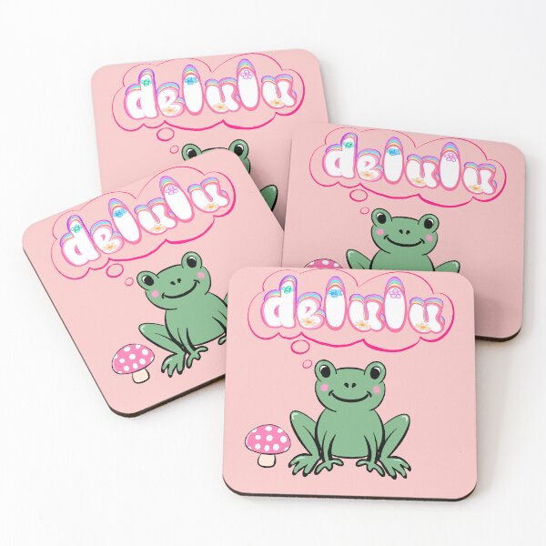 Item preview, Delulu Frog - cottage core sarcastic funny humor designed and sold by Artonmytee.