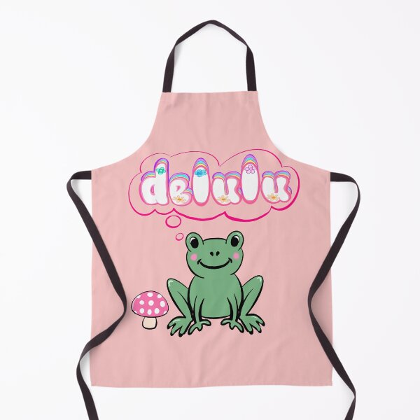 Item preview, Delulu Frog - cottage core sarcastic funny humor designed and sold by Artonmytee.
