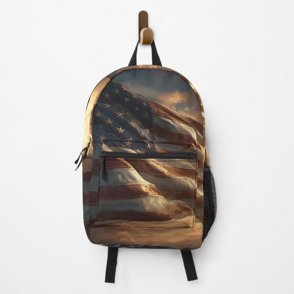 Item preview, Patriotic American flag at sunset designed and sold by dcrc.