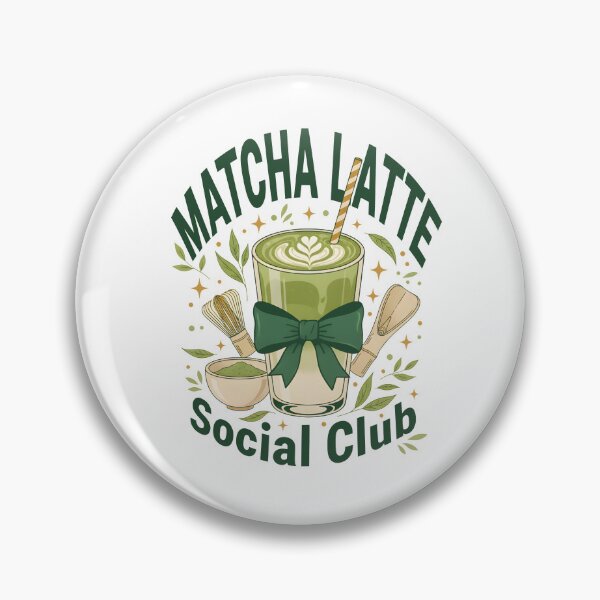 Item preview, Matcha Latte Social Club Green Tea Matcha Lover designed and sold by LuminOrb.