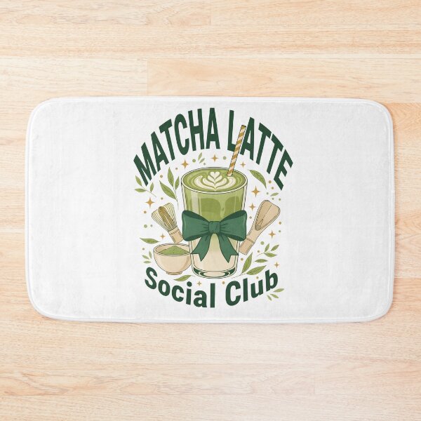Item preview, Matcha Latte Social Club Green Tea Matcha Lover designed and sold by LuminOrb.