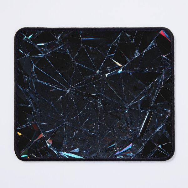 Item preview, Shattered Reality – Prism Cracked Glass Abstract designed and sold by HarmonicBrush.
