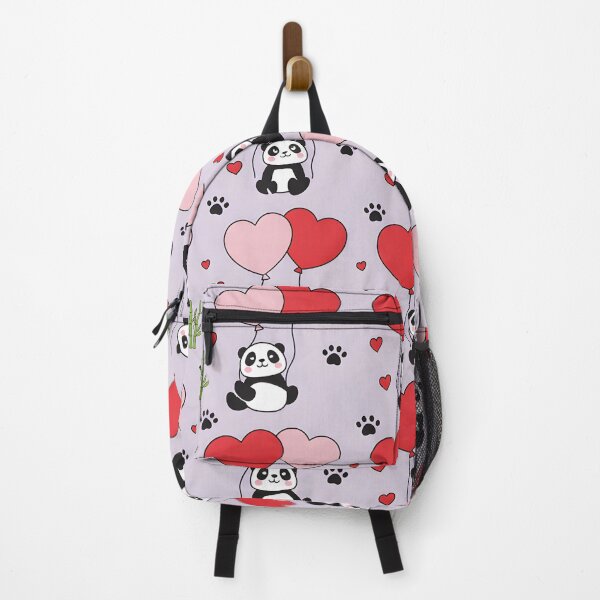 Item preview, Panda and Heart Balloons – Cute Romantic Panda Illustration designed and sold by SimoCompany.