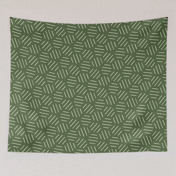 Item preview, Luxury Green Hexagram  - Abstract Geometric Shape Pattern  - Gifts For Girls designed and sold by RoyalStarsPatts.