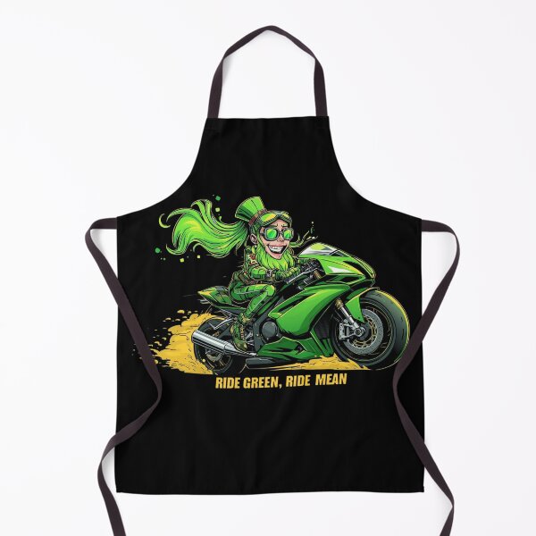 Item preview, Irish Luck Motorcycle Art for St. Patrick’s Day | Bold Biker Shirt designed and sold by YourTrendyTees.