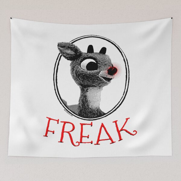 Item preview,  Freak Rudolph The Red Nosed Reindeer Christmas Parody designed and sold by giggityinfinity.