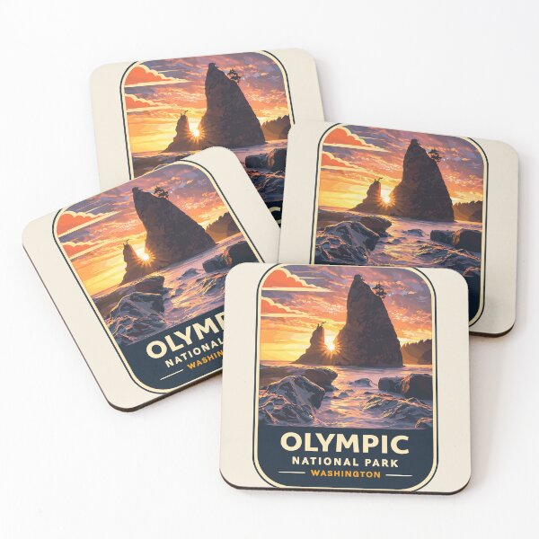 Item preview, Olympic National Park Sticker designed and sold by Gideon Emmerich.