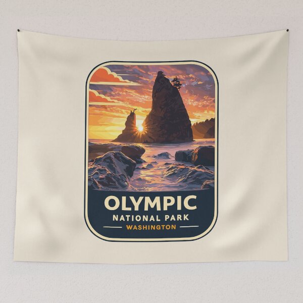 Item preview, Olympic National Park Sticker designed and sold by Gideon Emmerich.