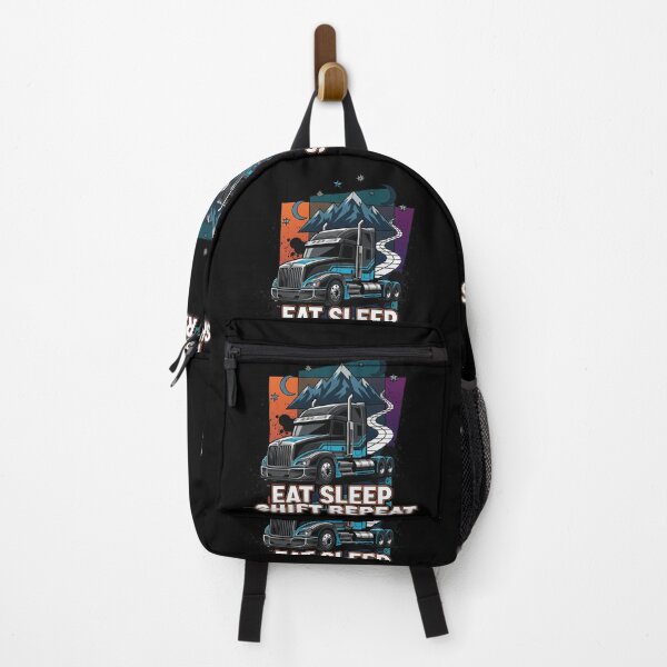 Item preview, Eat Sleep Shift Repeat - Semi Truck Driver Aesthetic designed and sold by BounoWorld.