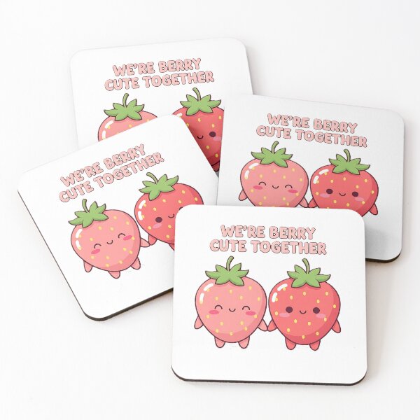 Item preview, Playful Cartoon Strawberry Illustration with Pun Text for Valentine Day designed and sold by Zen Aura Studio.