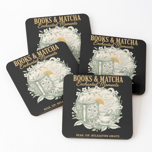 Item preview, Books And Matcha Enchanted Moments Green Tea designed and sold by LuminOrb.