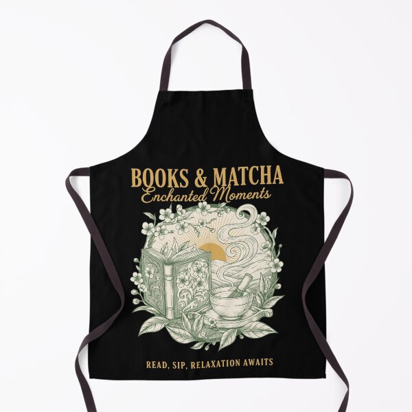 Item preview, Books And Matcha Enchanted Moments Green Tea designed and sold by LuminOrb.