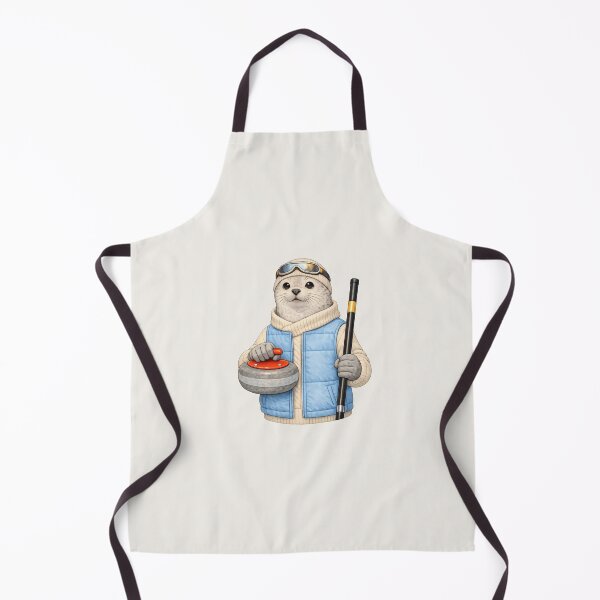 Item preview, Cozy Otter Curler — Winter Sports Quiet Character designed and sold by Ombrya.
