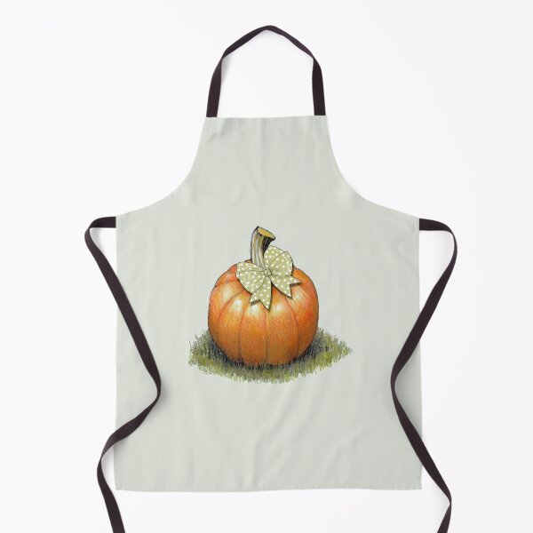 Item preview, Pumpkin with Festive Polka Dotted Bow designed and sold by JoyfulWhimsy.