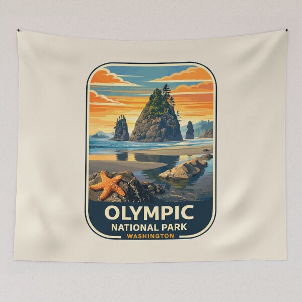 Item preview, Olympic National Park Sticker designed and sold by Gideon Emmerich.