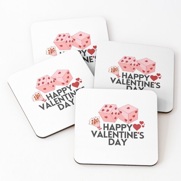 Item preview, happy valentines day dice designed and sold by FaridShop ⭐⭐⭐⭐⭐.