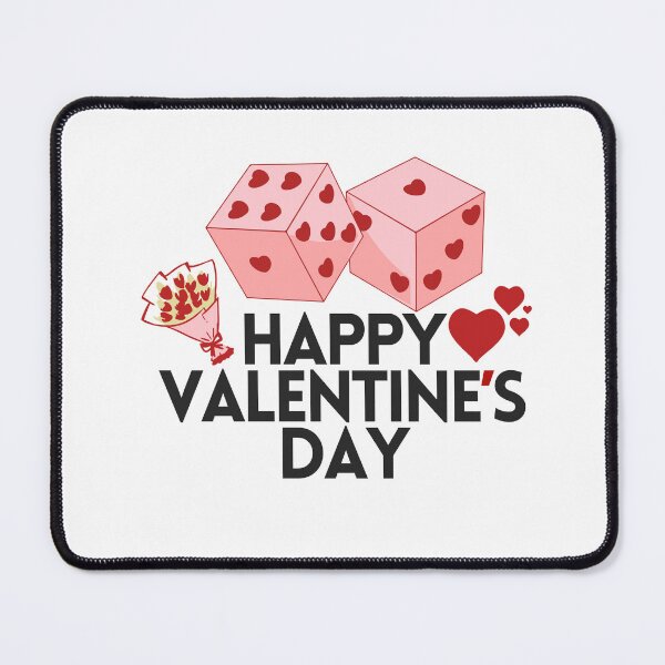 Item preview, happy valentines day dice designed and sold by FaridShop ⭐⭐⭐⭐⭐.