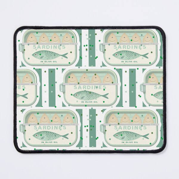 Item preview, Sardines - Green Background designed and sold by detalheseartes.