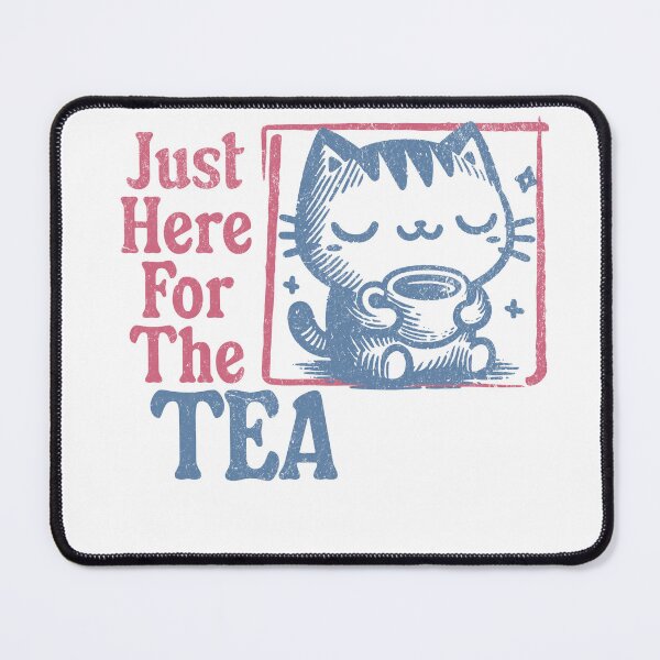 Item preview, Cat and Tea Shirt designed and sold by ActOneDeisgns80.
