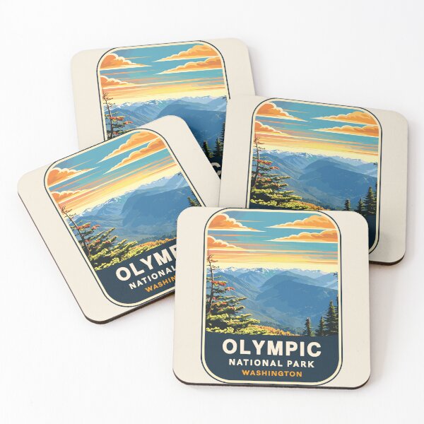 Item preview, Olympic National Park Sticker designed and sold by Gideon Emmerich.
