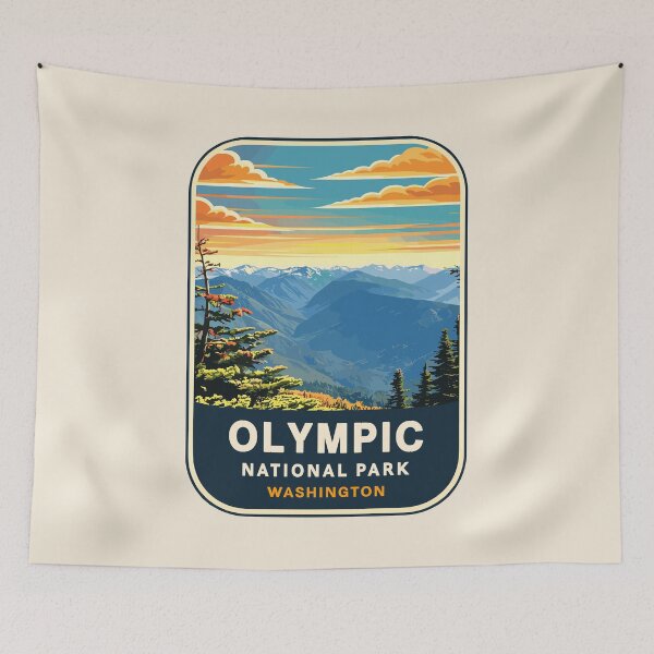Item preview, Olympic National Park Sticker designed and sold by Gideon Emmerich.