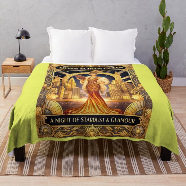 Item preview, Silver Screen Queen – Art Deco Glamour Poster designed and sold by sunbowjp stadio.