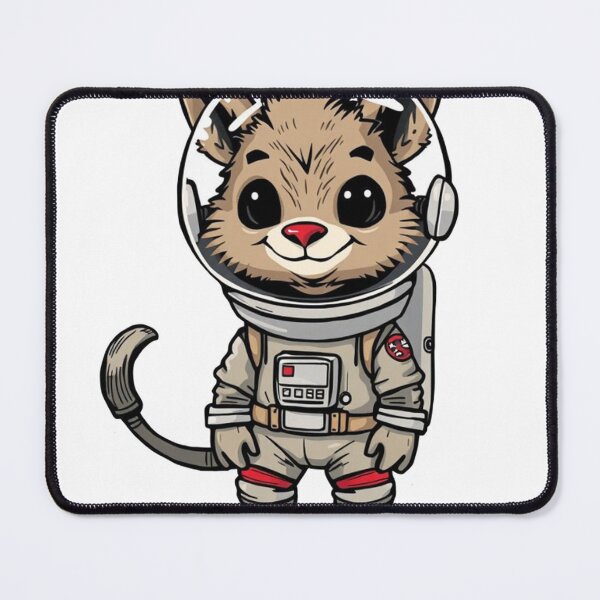 Item preview, Cute Chipmunk character wearing astronaut suit designed and sold by Berlin-D-Prs.