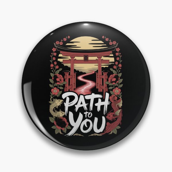 Item preview, Path To You - Japanese Torii Koi Fish Valentine Journey Art designed and sold by DarylWelsh2024.