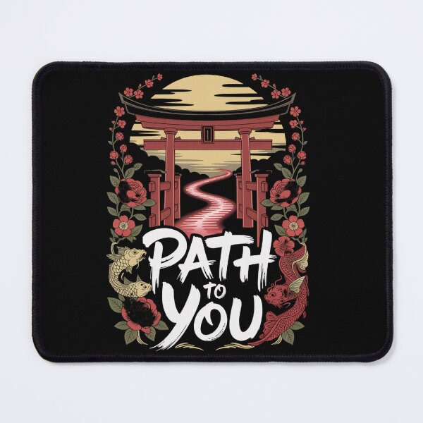 Item preview, Path To You - Japanese Torii Koi Fish Valentine Journey Art designed and sold by DarylWelsh2024.