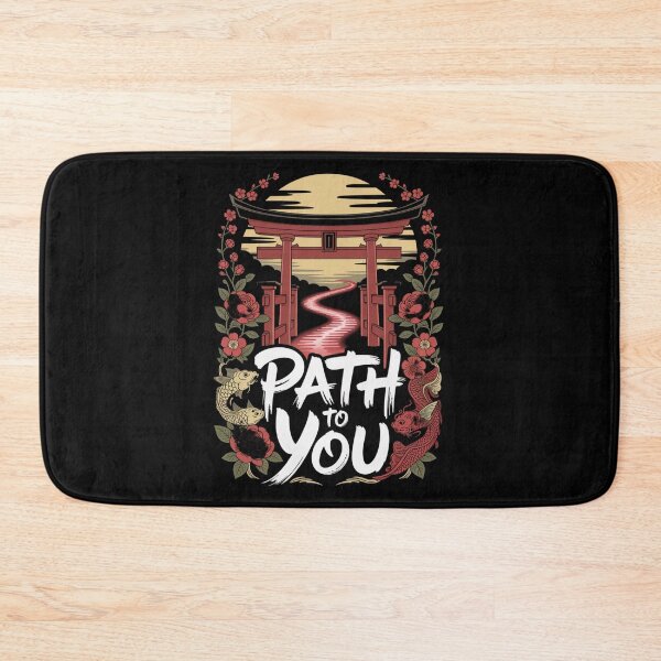 Item preview, Path To You - Japanese Torii Koi Fish Valentine Journey Art designed and sold by DarylWelsh2024.