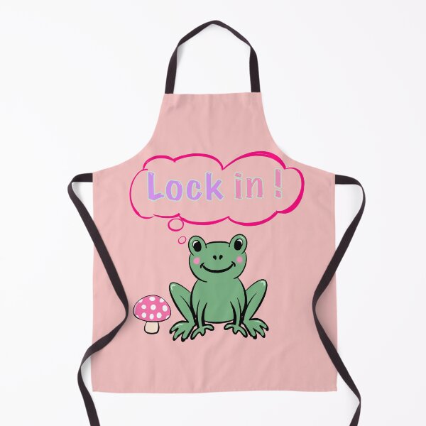 Item preview, "Lock In!" Frog - Get Focused Hustle Culture & Motivation Cartoon designed and sold by Artonmytee.