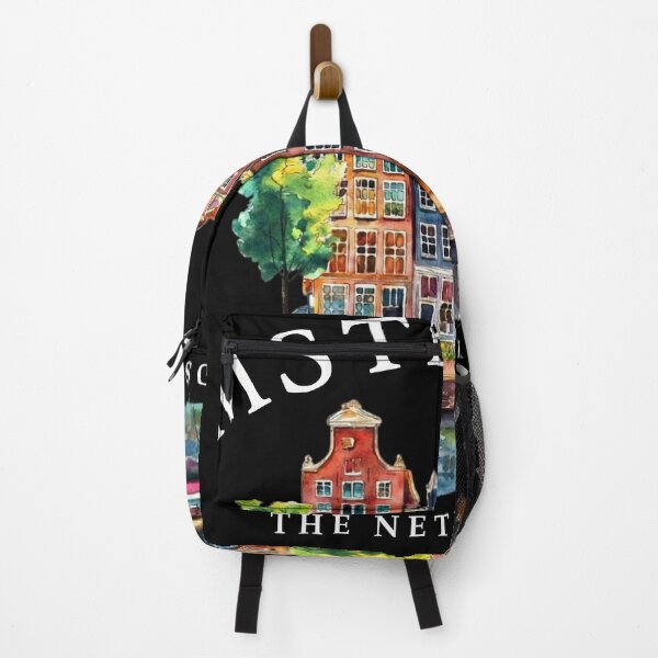 Item preview, Amsterdam Canal Houses - Colorful Watercolor Souvenir designed and sold by Shopeon Designs.