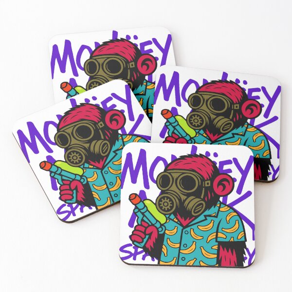 Item preview, MONKEY MARK – Gas Mask Ape designed and sold by DixTartare.