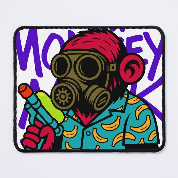 Item preview, MONKEY MARK – Gas Mask Ape designed and sold by DixTartare.