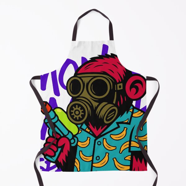 Item preview, MONKEY MARK – Gas Mask Ape designed and sold by DixTartare.