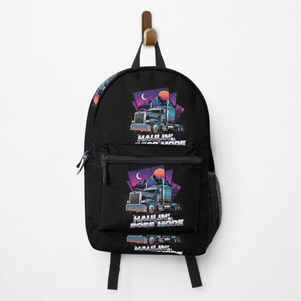 Item preview, Haulin' Boss Mode - Retro Night Trucker Aesthetic designed and sold by BounoWorld.