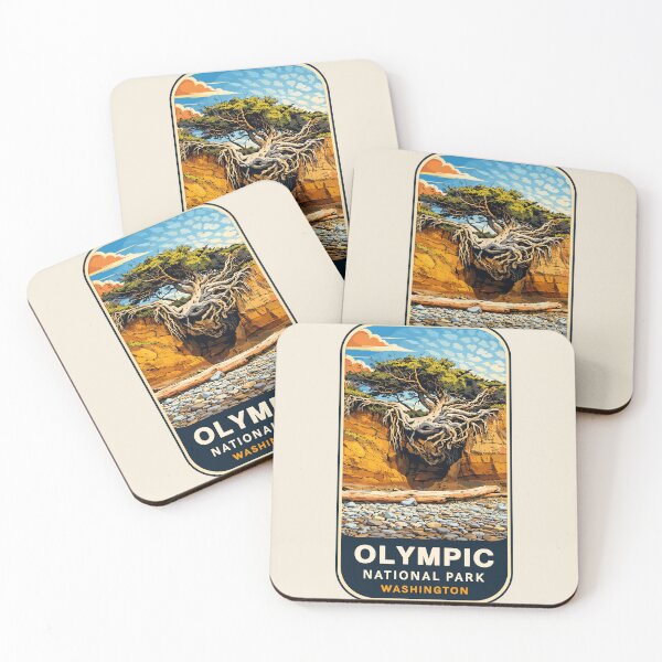 Item preview, Olympic National Park Sticker designed and sold by Gideon Emmerich.
